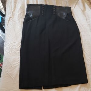 bebe pencil skirt with pockets
